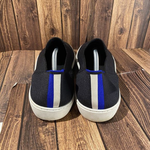 Rothys Women's The Original Slip On Sneakers Shoes Black Size 10 - Picture 4 of 8
